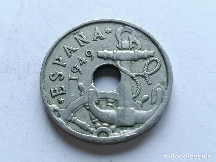 Monedas Franco: MONEDA 50 CENTIMOS 1949 - Foto 2