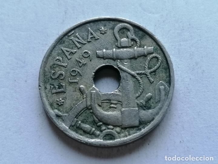 Monedas Franco: MONEDA 50 CENTIMOS 1949 - Foto 2