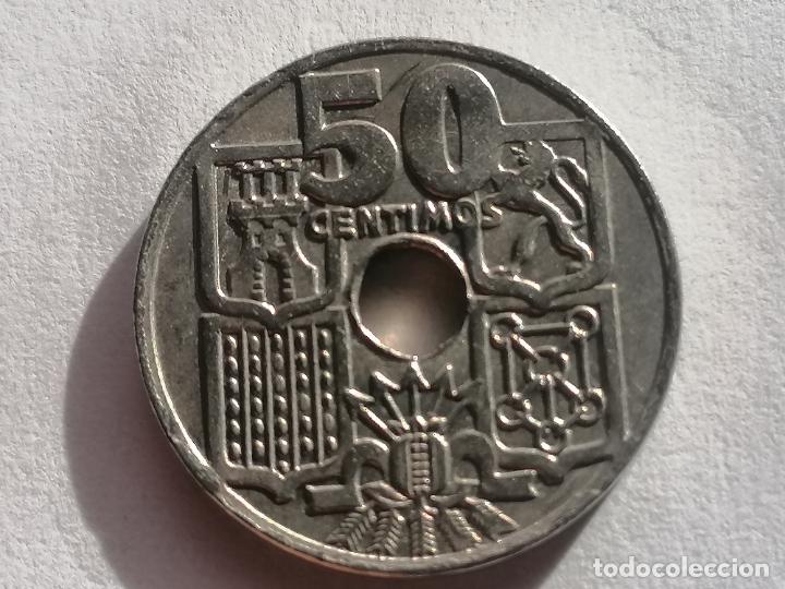 Monedas Franco: MONEDA 50 CENTIMOS 1963, ESTRELLAS 19 - 65 - Foto 2