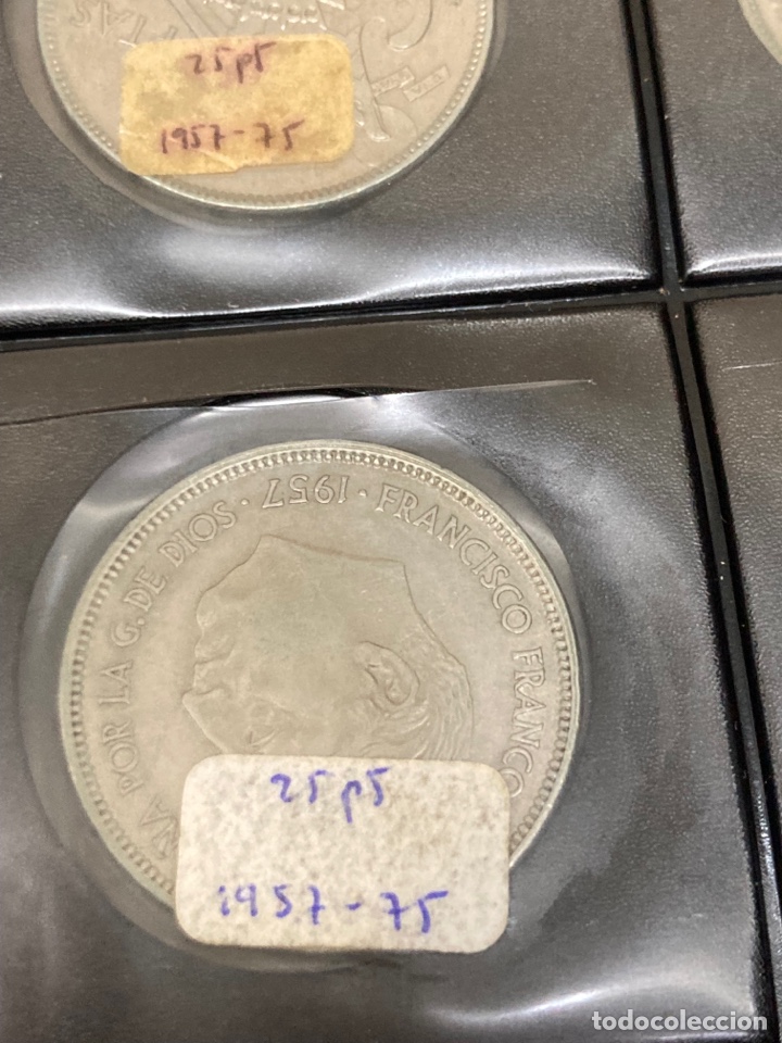 Monedas Franco: 20 monedas de 25 ptas 1957 E75 sin Circular - Foto 4