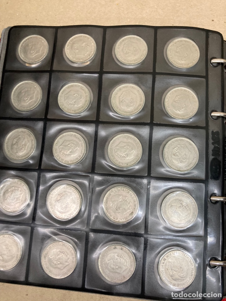 Monedas Franco: 20 monedas de 25 ptas 1957 E74 sin Circular - Foto 7