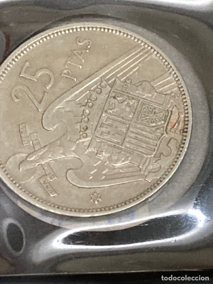 Monedas Franco: 20 monedas de 25 ptas 1957 E70sin Circular - Foto 9