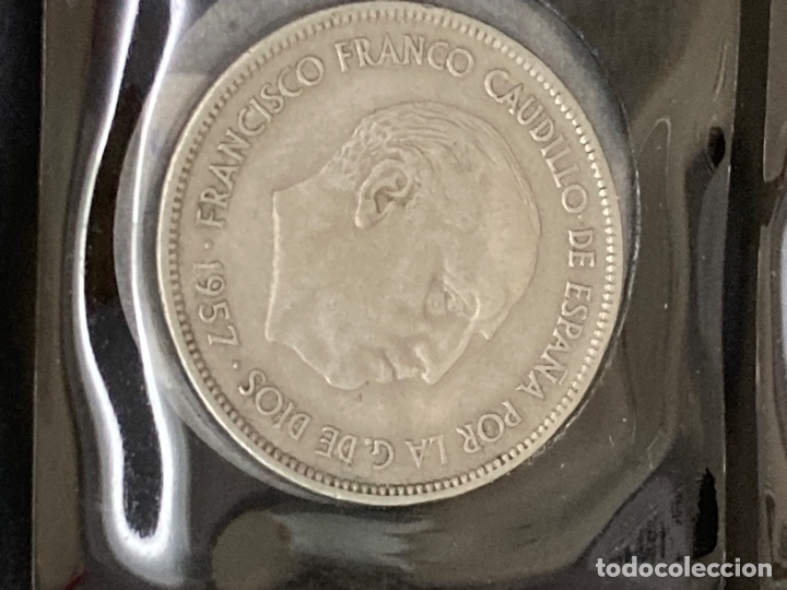 Monedas Franco: 20 monedas de 25 ptas 1957 E68 sin Circular - Foto 7
