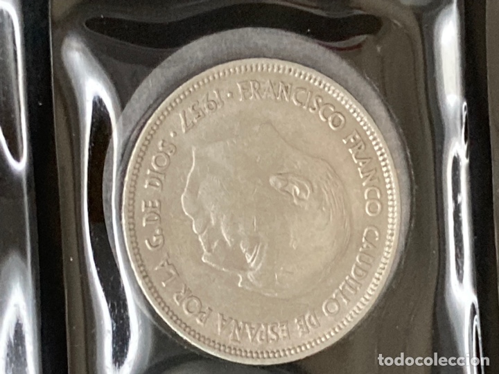 Monedas Franco: 20 monedas de 25 ptas 1957 E68 sin Circular - Foto 8