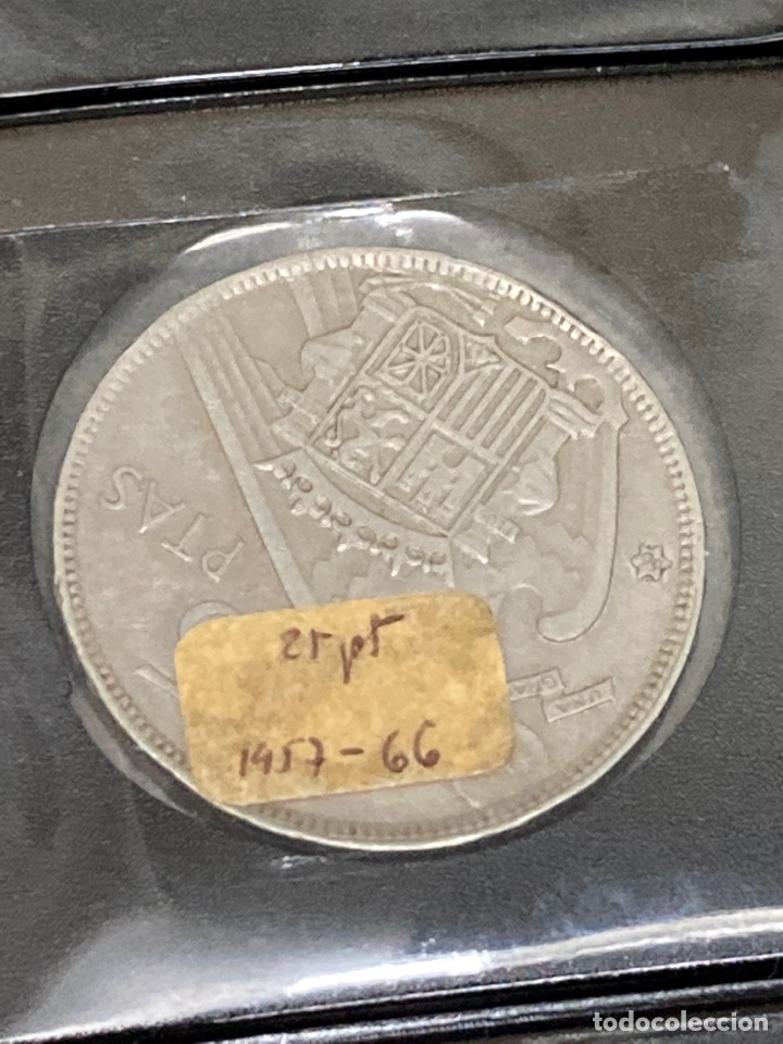Monedas Franco: 20 monedas de 25 ptas 1957 E66 sin Circular - Foto 3