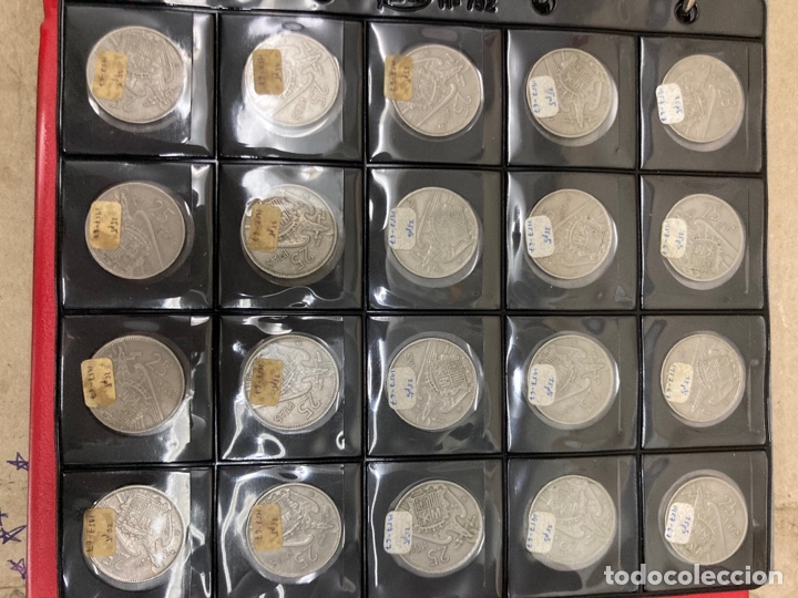 Monedas Franco: 20 monedas de 25 ptas 1957 E66 sin Circular - Foto 10