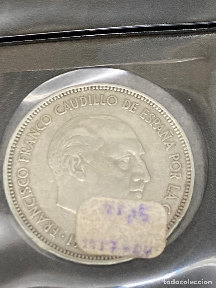 Monedas Franco: 20 monedas de 25 ptas 1957 E64 sin Circular - Foto 4