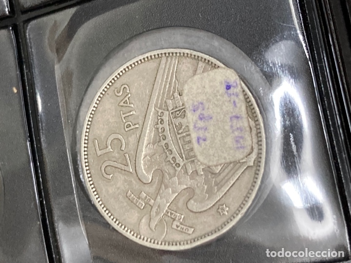 Monedas Franco: 20 monedas de 25 ptas 1957 E58 sin Circular - Foto 5