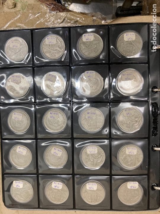 Monedas Franco: 20 monedas de 25 ptas 1957 E58 sin Circular - Foto 1