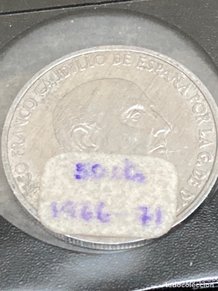Monedas Franco: 30 monedas de 50 c&eacute;ntimos 1966 E71 - Foto 3