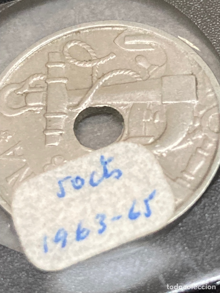 Monedas Franco: 30 monedas de 50 c&eacute;ntimos 1963 E65 - Foto 4