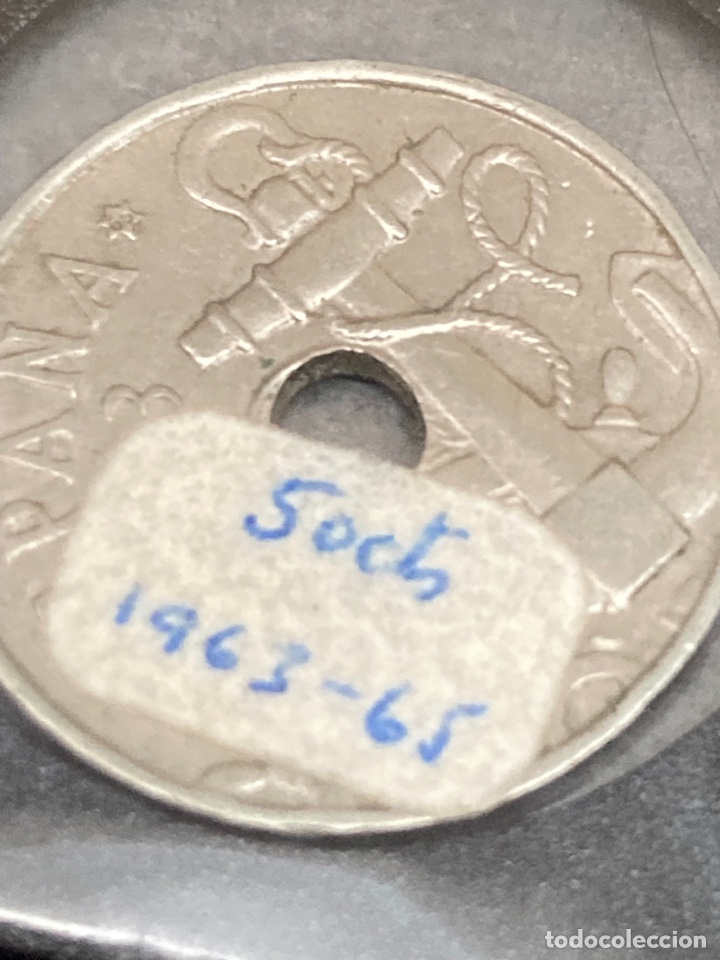 Monedas Franco: 30 monedas de 50 c&eacute;ntimos 1963 E65 - Foto 3