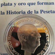 Monedas Franco: 100 PTAS. FRANCO, PLATA 925, 44GR. 1966, (REPLICA). Lote 339448628