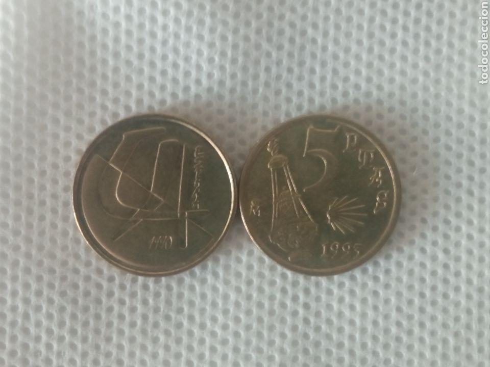 Monedas Franco: Espa&ntilde;a moneda 5 pesetas 1990 1993 - Foto 2