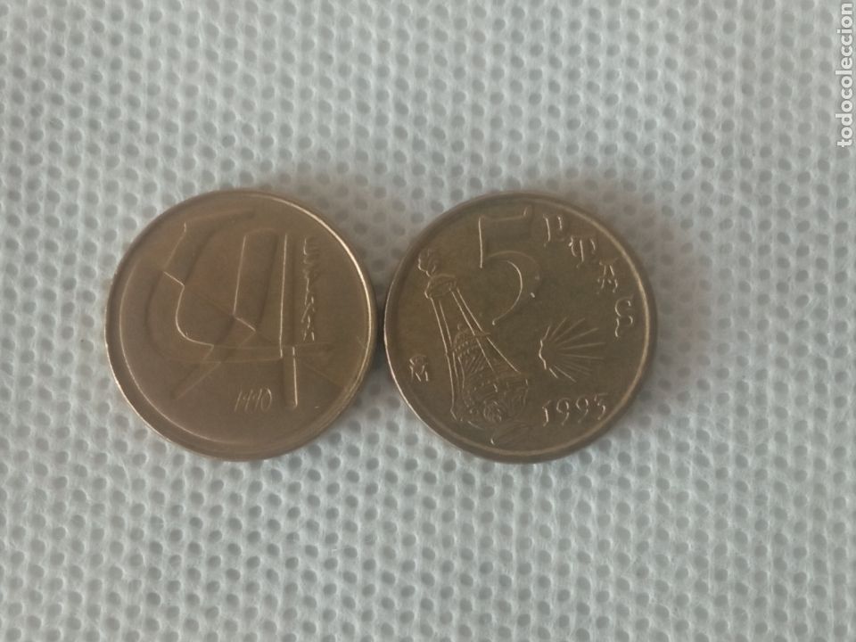 Monedas Franco: Espa&ntilde;a moneda 5 pesetas 1990 1993 - Foto 2