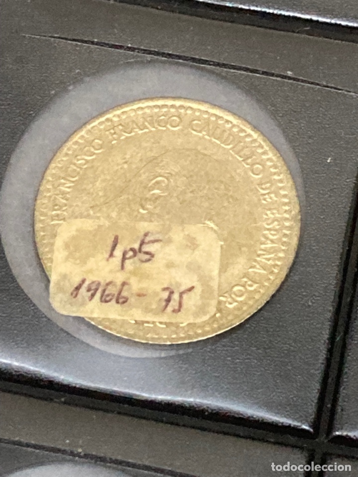 Monedas Franco: 30 monedas una pesetas 1966 E75 - Foto 4
