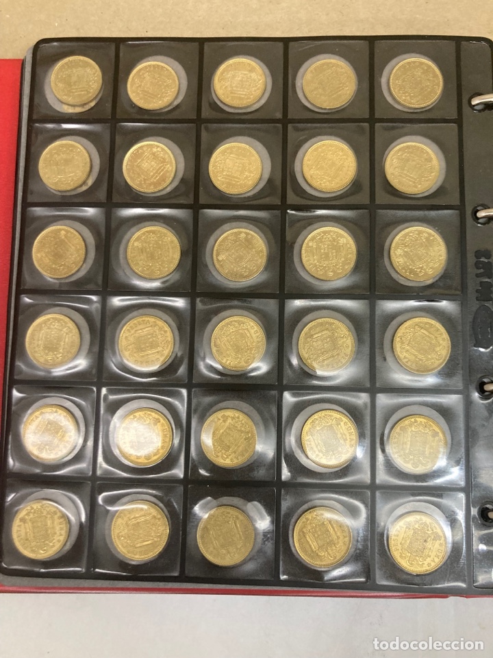 Monedas Franco: 30 monedas una pesetas 1966 E75 - Foto 5