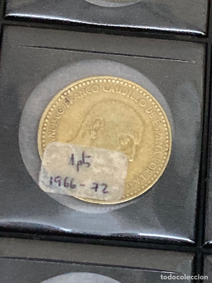 Monedas Franco: 30 monedas de una peseta 1966 E72 - Foto 3