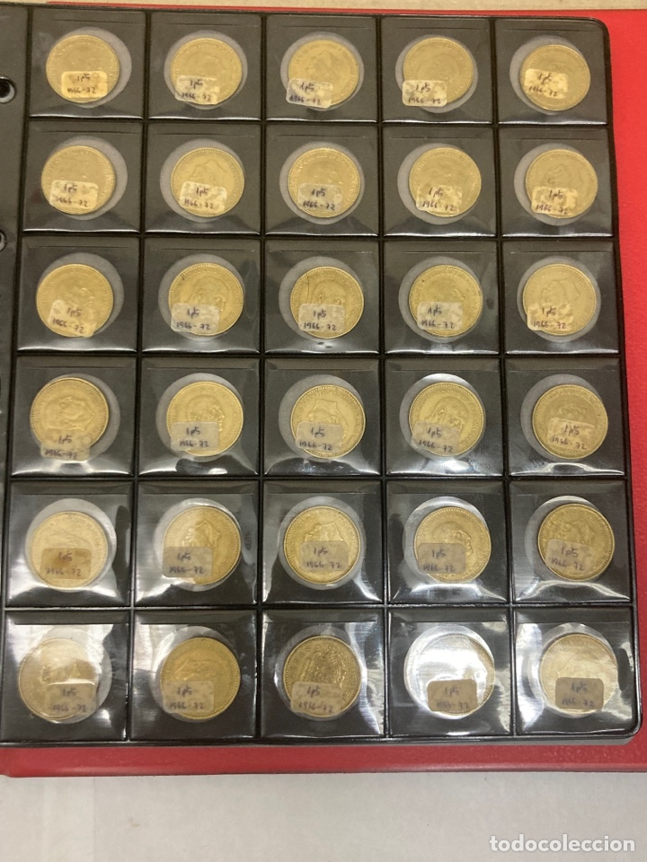 Monedas Franco: 30 monedas de una peseta 1966 E72 - Foto 1