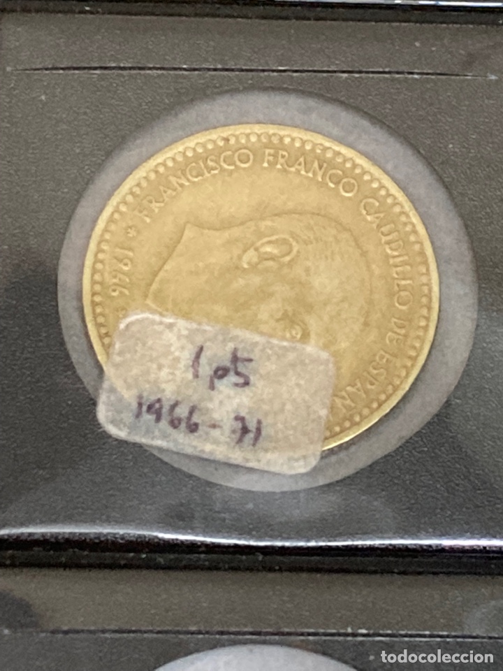 Monedas Franco: 30 monedas de una peseta 1966 E71 - Foto 2