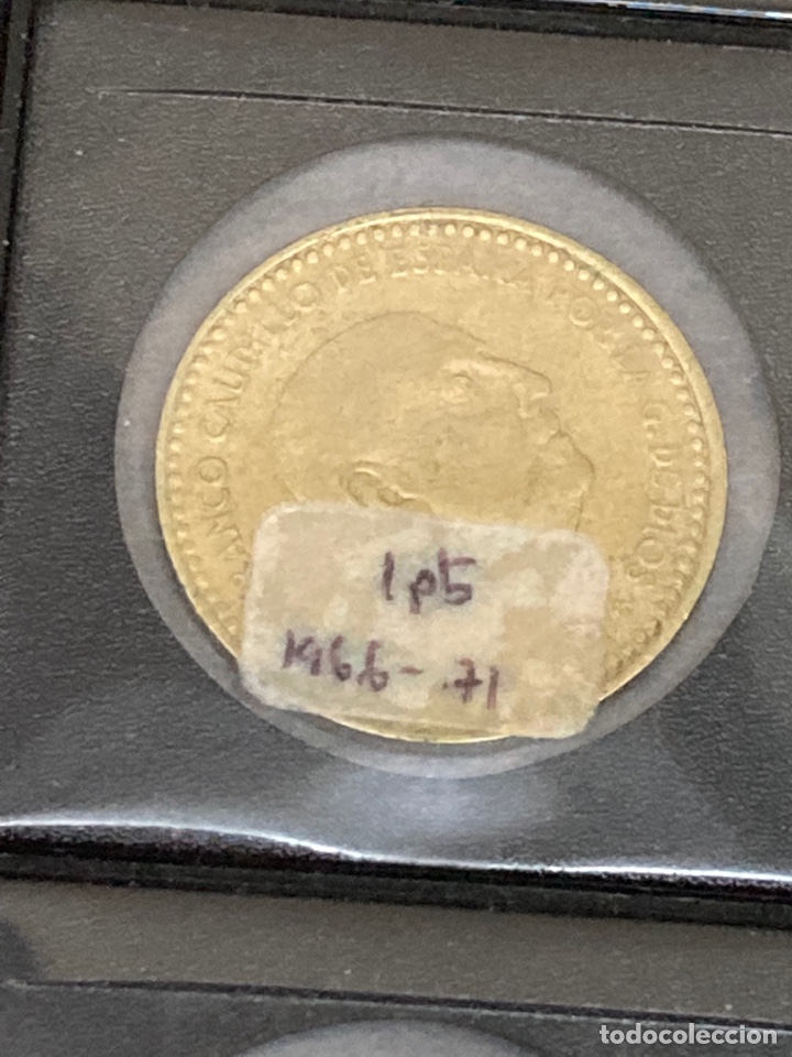 Monedas Franco: 30 monedas de una peseta 1966 E71 - Foto 3