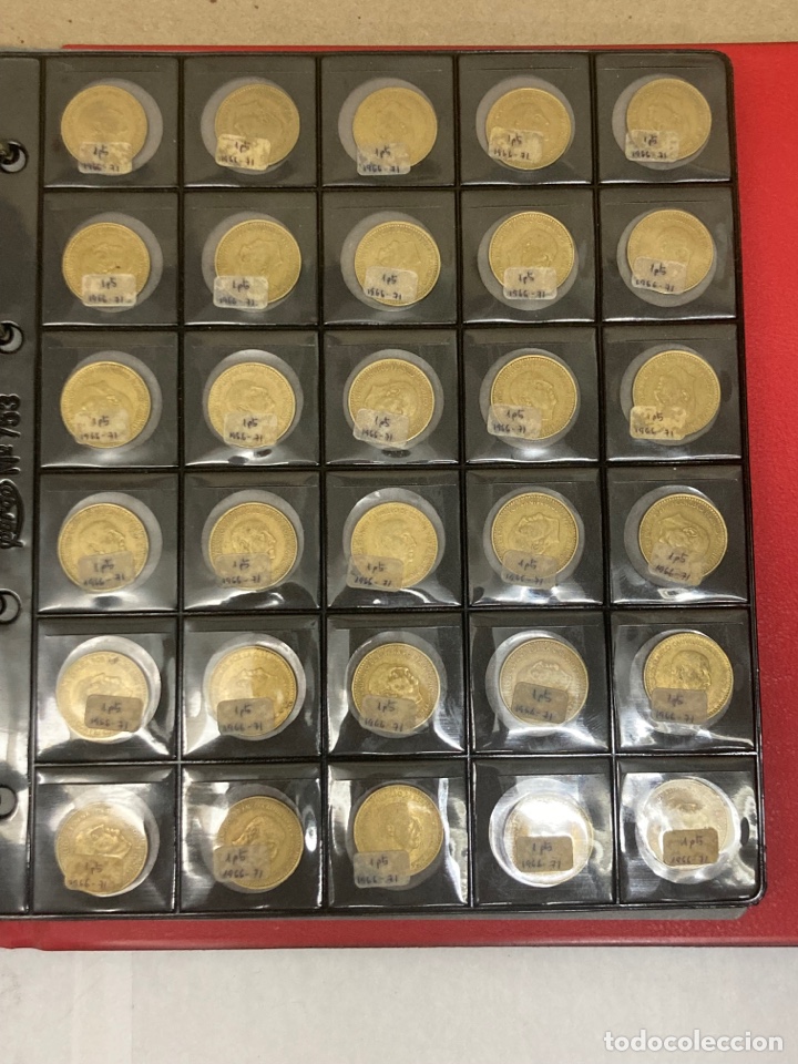 Monedas Franco: 30 monedas de una peseta 1966 E71 - Foto 1
