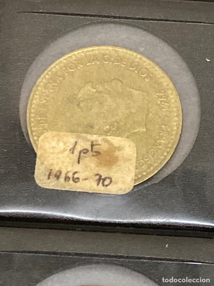 Monedas Franco: 30 monedas de una peseta 1966 E70 - Foto 2