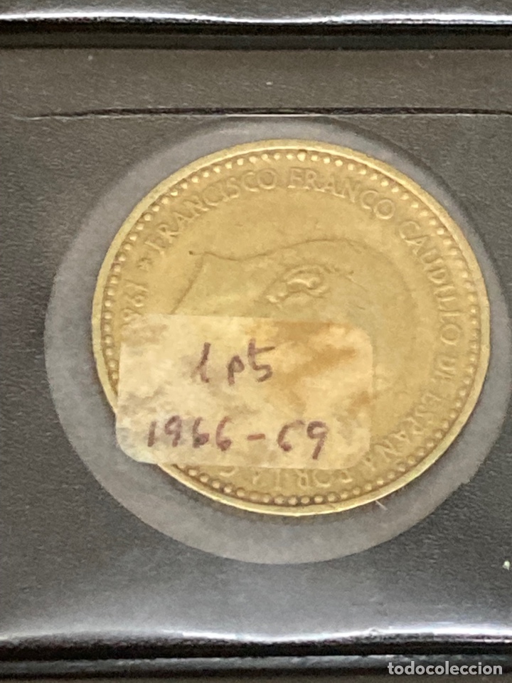 Monedas Franco: 30 monedas de una peseta 1966 E69 - Foto 3