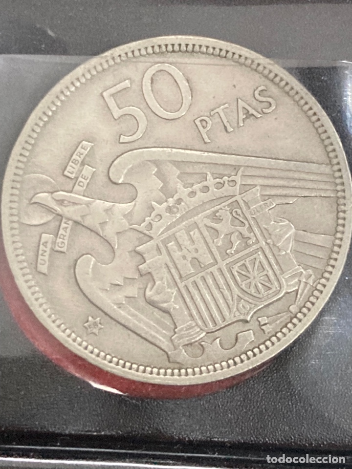 Monedas Franco: 20 monedas de 50,25,5,1 pesetas 1944,1957 E60 E71 E58 E68 E59,1975 E80 ,1980 E80 - Foto 3