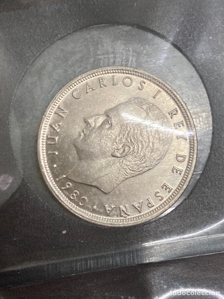 Monedas Franco: 20 monedas de 50,25,5,1 pesetas 1944,1957 E60 E71 E58 E68 E59,1975 E80 ,1980 E80 - Foto 8