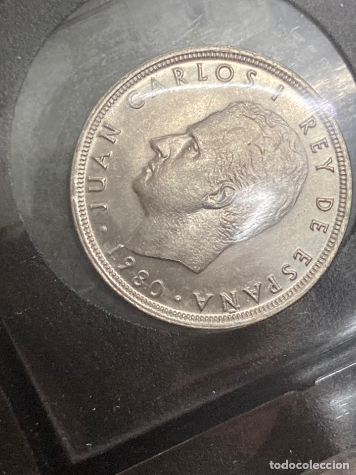 Monedas Franco: 20 monedas de 50,25,5,1 pesetas 1944,1957 E60 E71 E58 E68 E59,1975 E80 ,1980 E80 - Foto 9