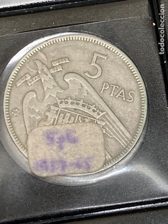Monedas Franco: 29 monedas de cinco pesetas 1957 E61 E62 E64 E65 E66 - Foto 4
