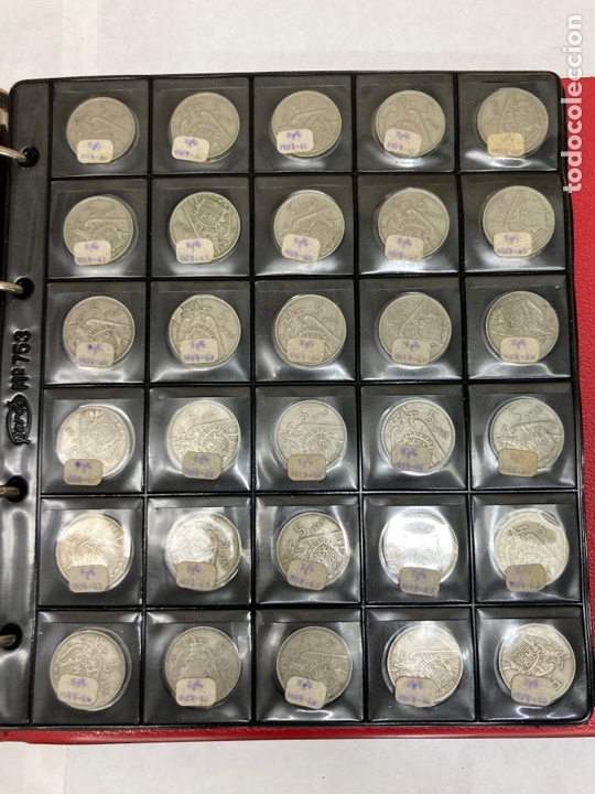 Monedas Franco: 29 monedas de cinco pesetas 1957 E61 E62 E64 E65 E66 - Foto 1