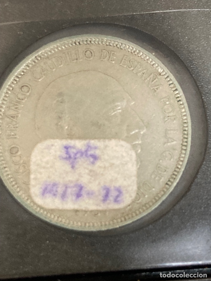 Monedas Franco: 30 monedas de 5 pesetas 1957 E72 - Foto 5