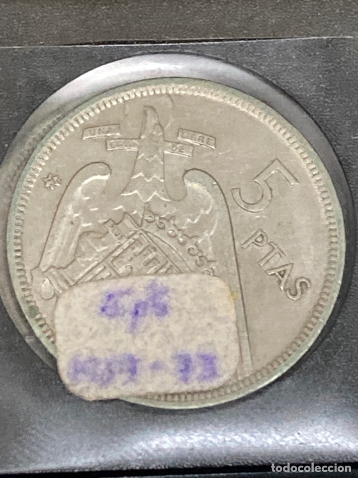 Monedas Franco: 30 monedas de 5 pesetas 1957 E73 - Foto 2