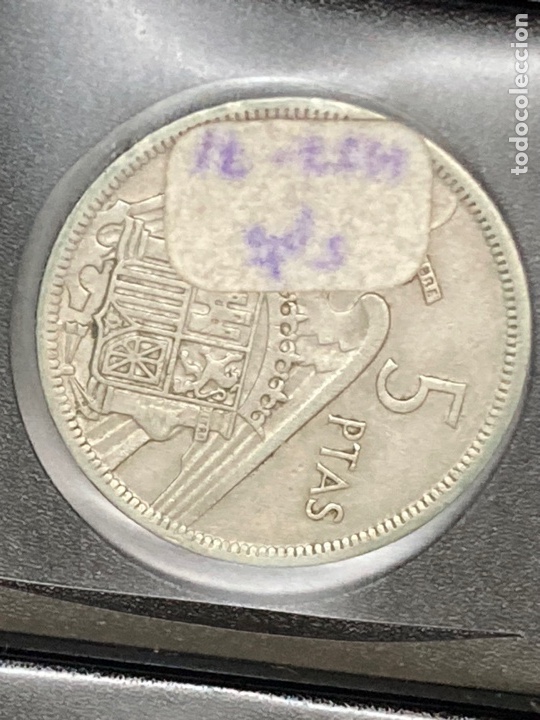 Monedas Franco: Moneda de 5 pesetas 1957 E71 - Foto 2