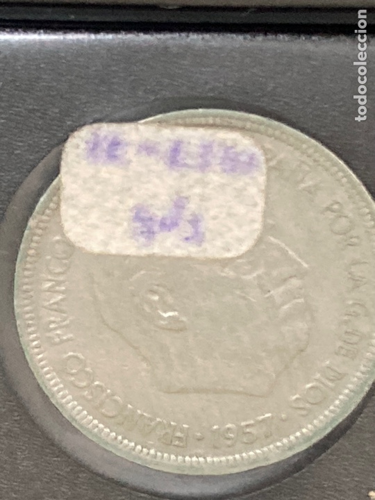 Monedas Franco: Moneda de 5 pesetas 1957 E71 - Foto 6