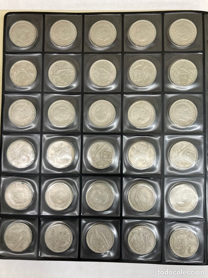Monedas Franco: Moneda de 5 pesetas 1957 E71 - Foto 7