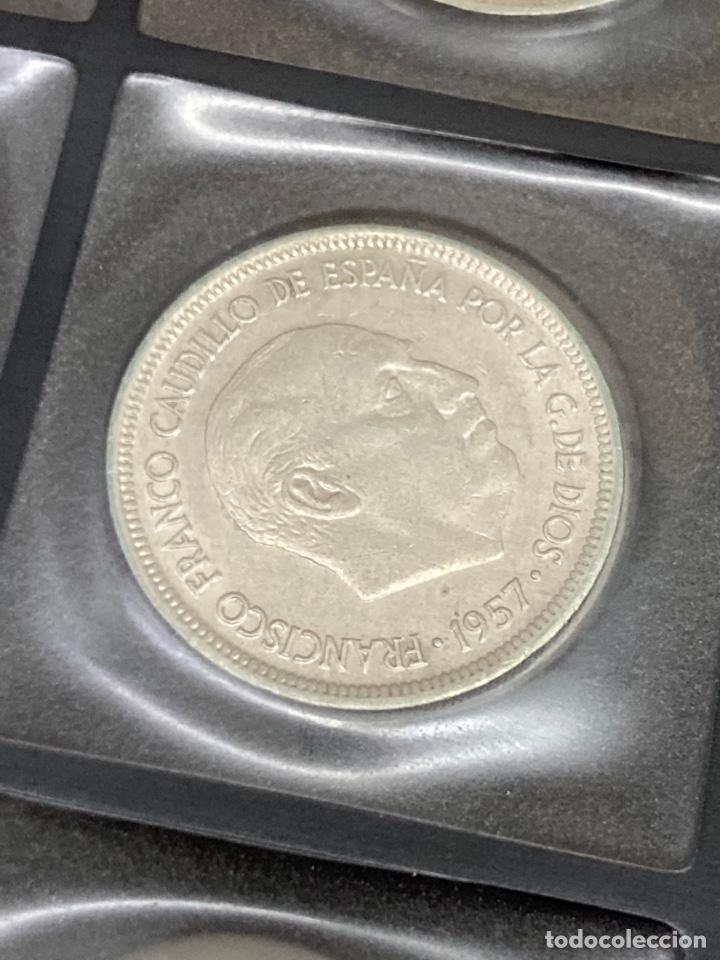 Monedas Franco: Moneda de 5 pesetas 1957 E71 - Foto 9
