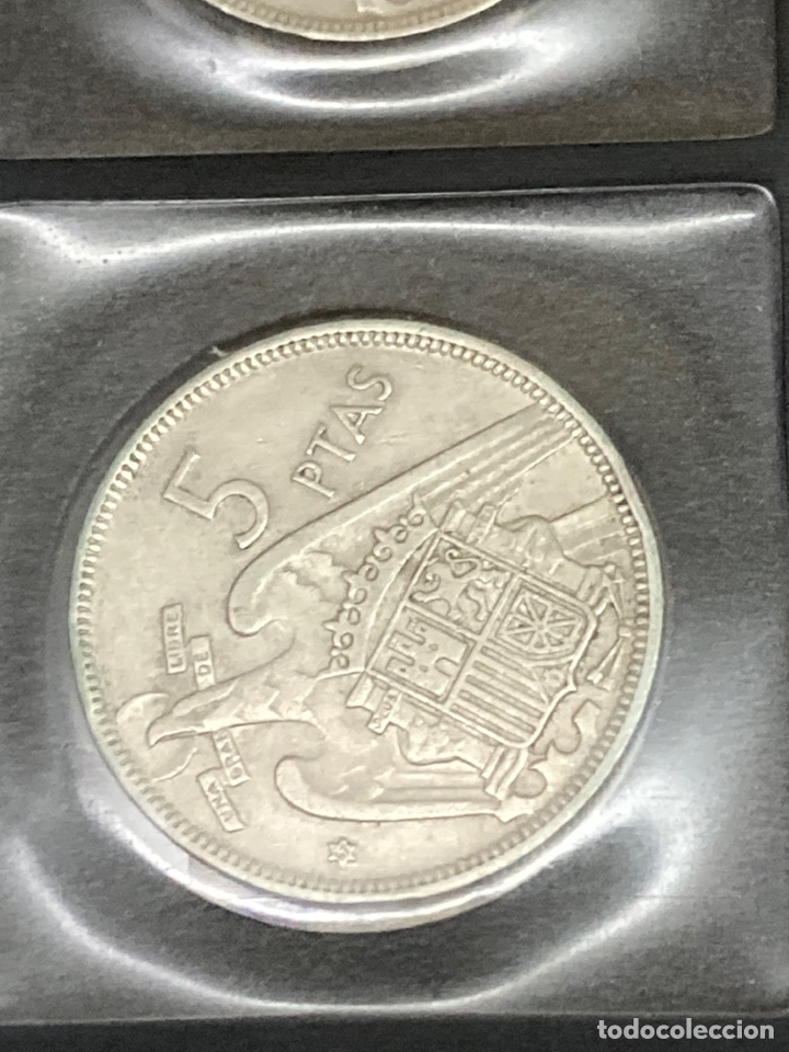 Monedas Franco: 30 monedas de 5 pesetas 1957 E68 E67 - Foto 8