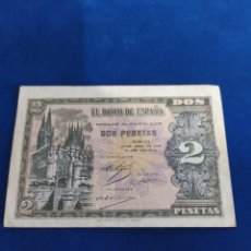 Monedas Franco: BILLETE 2 PTS 1938 ,DE BURGOS SIN CIRCULACIÓN. Lote 341276803