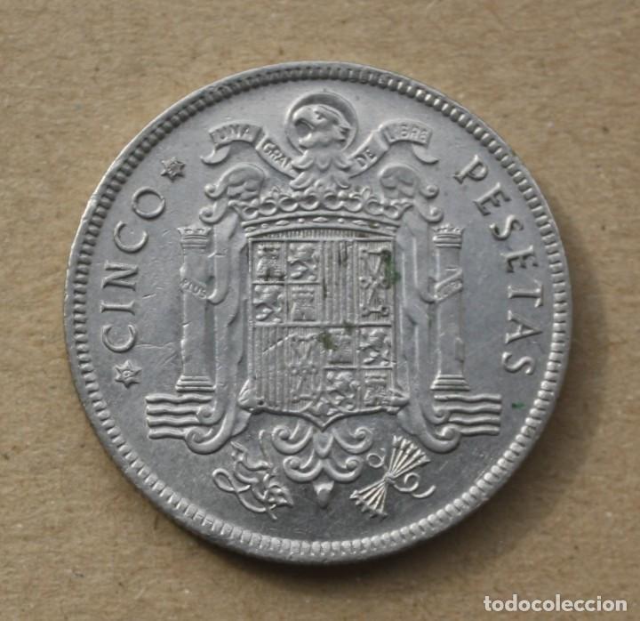 Monedas Franco: 5 PESETAS 1949 * 50 - Foto 2