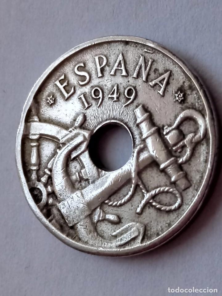 Monedas Franco: Moneda espa&ntilde;ola 50 c&eacute;ntimos 1949✴54 - Foto 1