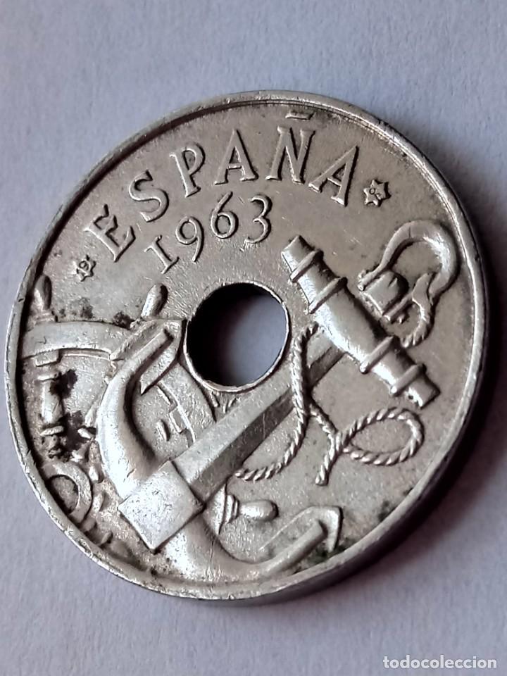 Monedas Franco: Moneda espa&ntilde;ola 50 c&eacute;ntimos 1963✴64 - Foto 1
