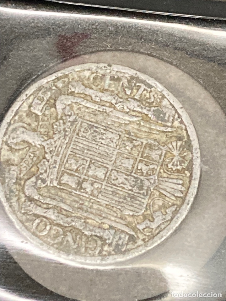 Monedas Franco: 15 monedas cinco cents 1945 - Foto 3