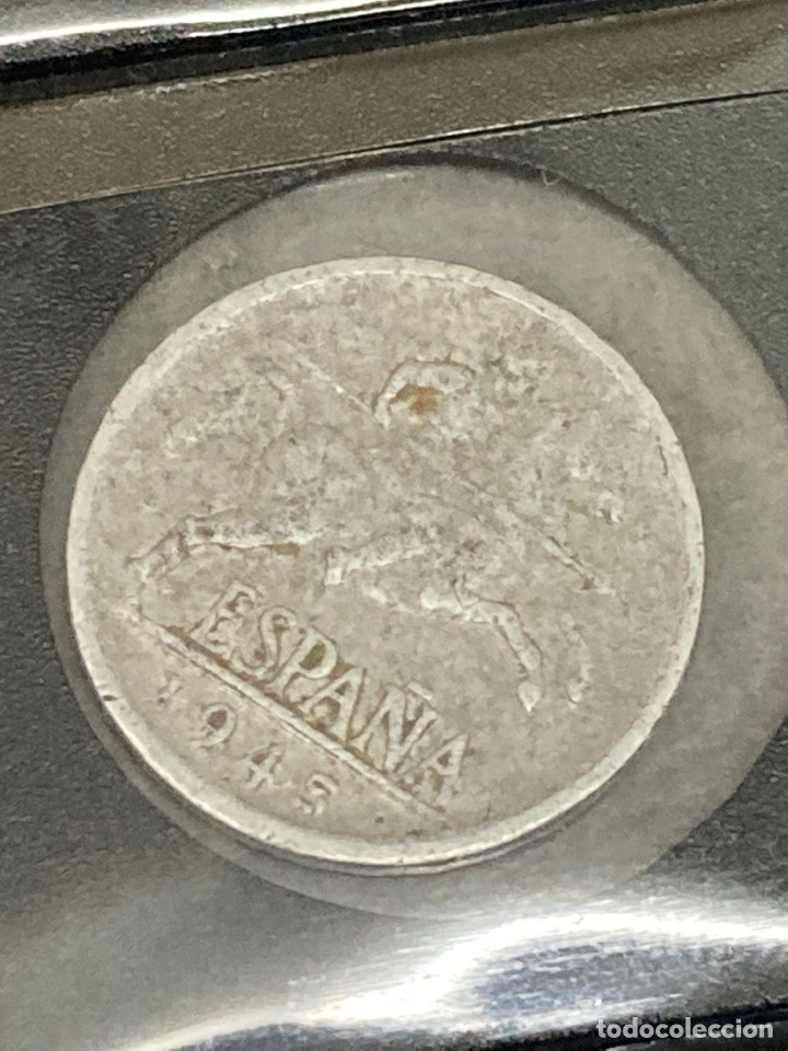 Monedas Franco: 15 monedas cinco cents 1945 - Foto 8
