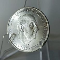 Monedas Franco: ESPAÑA, 100 PESETAS 1966*1969 PALO RECTO - SIN CIRCULAR - PLATA - 0017. Lote 344145043