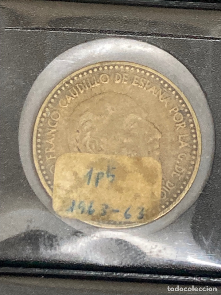 Monedas Franco: 30 monedas de una pesetas 1963 E63 - Foto 2