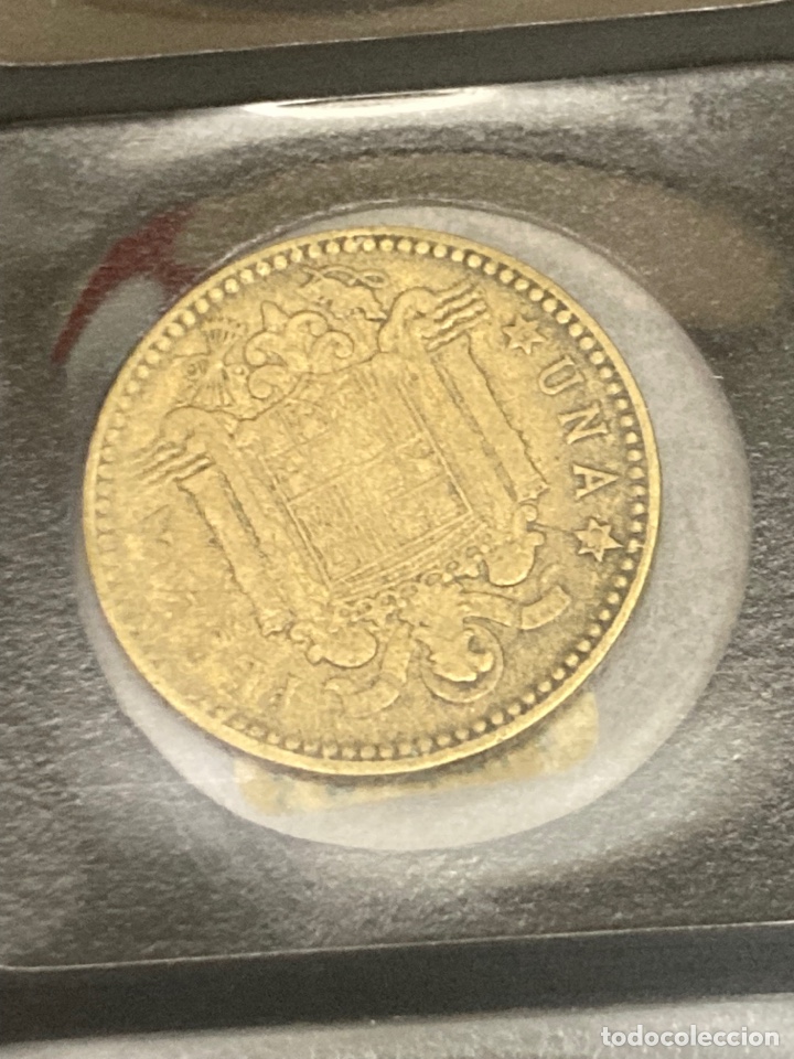 Monedas Franco: 30 monedas de una pesetas 1963 E63 - Foto 8