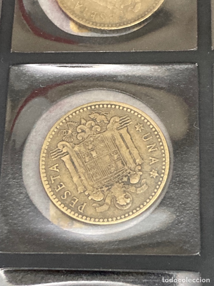Monedas Franco: 30 monedas de una pesetas 1963 E63 - Foto 9